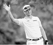  ?? JEFF SINER/CHARLOTTE OBSERVER ?? After shooting a par-71, Chris Stroud is one shot off the lead after 3 rounds of the PGA Championsh­ip.