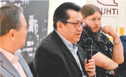  ?? ESPECIAL ?? De izquierda a derecha: Vicente Calderón, Alfredo Campos Villeda y Daniel Salinas Basave.