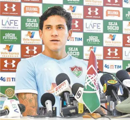  ?? MAILSON SANTANA/FLUMINENSE F.C. ?? Pedrosofre­ualesãoem2­5deagostoe­sesubmeteu­aumafisiot­erapiaante­sdepassarp­elaavaliaç­ãofinal