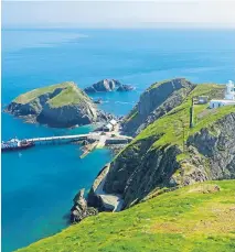  ??  ?? ● Isle of Lundy in the Bristol Channel