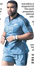  ?? Picture / Brett Phibbs ?? Victor Vito (left) is shaping as a solid option for the All Blacks at No 8 in Kieran Read’s absence.