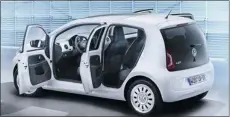  ??  ?? The Volkswagen up! will be offered as a three- and five-door hatchback.