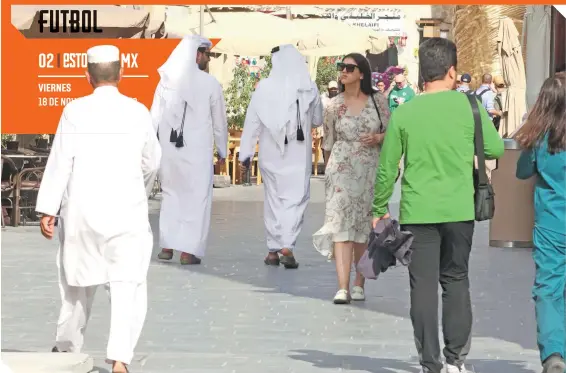  ?? ?? La multicultu­ra se nota en las calles de Doha.