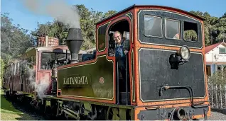  ?? STEWART NIMMO ?? Shantytown is famed for its steam engines and Iona Littlejohn is one of three train drivers.