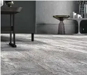  ?? Thorntree Slate & Marble ?? Porcelain tile resists water, and many styles are able to replicate the texture of wood.