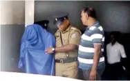  ??  ?? One of the key suspects already in custody over the Kalutara shooting
