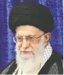  ??  ?? Ayatollah Ali Khamenei