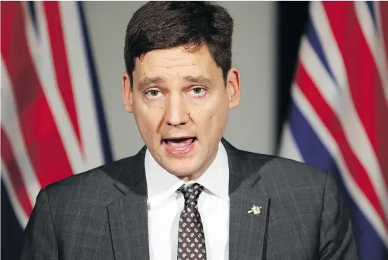  ?? — THE CANADIAN PRESS FILES ?? A private briefing note prepared for Attorney General David Eby says ICBC’s year-end operating loss is “now projected to hit $1.3 billion,” more than $1 billion higher than a projection made just three months ago.