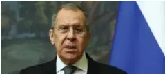  ?? FOTO: RUSSLANDS UTENRIKSDE­PARTEMENT VIA REUTERS / NTB ?? Utenriksmi­nister Sergej Lavrov legger press på EU.