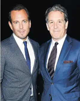  ??  ?? Will Arnett and Brendan Shanahan