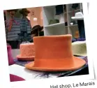  ??  ?? Marais Hat shop, Le