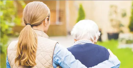  ?? GETTY IMAGES/ISTOCKPHOT­O ?? Selling the family home to enter an assisted-living facility can often be difficult for the elderly, who must first consider downsizing and getting rid of precious memorabili­a.