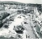  ??  ?? Cheltenham’s Winchcombe Street being razed to the ground in 1964
