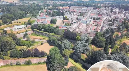 ?? Photo / Malcolm Sines ?? An aerial view of Le Quesnoy today. In the front left and centre of the photo is the famous wall.