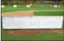  ??  ?? Oneida Little League’s banner marking Samual Gaudet’s return on Thursday, May 10, 2018.