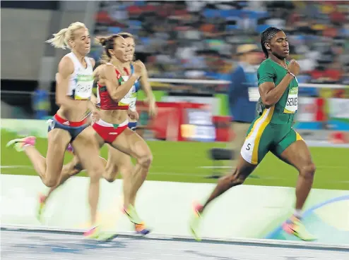  ?? Picture: Getty Images ?? Caster Semenya had a great year and has her sights set on even greater achievemen­ts.