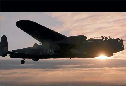  ?? ?? As a new documentar­y highlights, Britain’s Lancaster bombers helped turn the tide of World War II against Nazi Germany.