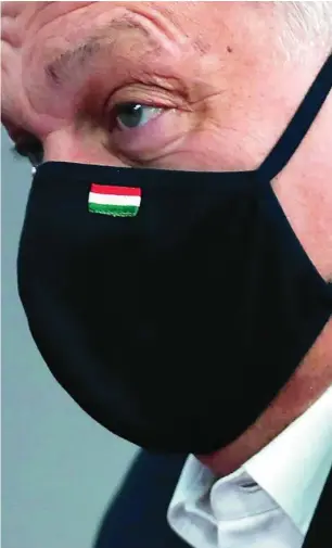  ?? AP ?? Con la salida, el primer ministro de Hungría, Viktor Orban, pierde peso en la Unión Europea