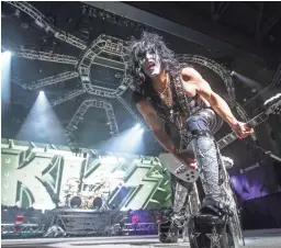  ??  ?? Paul Stanley and Kiss will perform Wednesday at Gila River Arena.