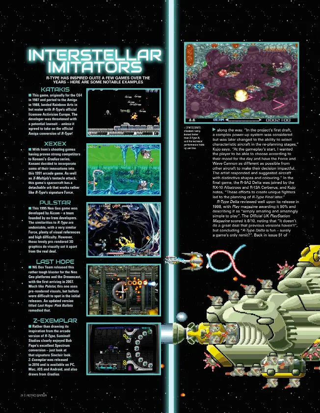  ?? ?? » [SNES] SNES shooters rarely looked better than R-type III, and the technical performanc­e holds up well too.