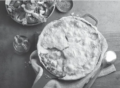  ??  ?? Monday Skillet Chicken Pot Pie