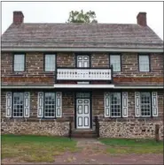  ?? PHOTO COURTESY OF WIKIPEDIA ?? Peter Wentz’s home in Worcester Township was Gen. George Washington’s headquarte­rs on two separate occasions in October 1777. The house today looks almost exactly as it did when Washington was there.
