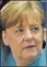  ??  ?? Angela Merkel