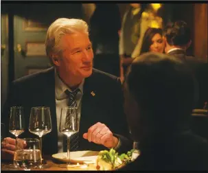  ?? The Asspciated Press ?? FANCY FOOD: This image released by The Orchard shows Richard Gere in a scene from “The Dinner.”