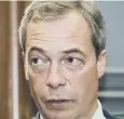  ??  ?? 0 Nigel Farage has been party leader three times previously