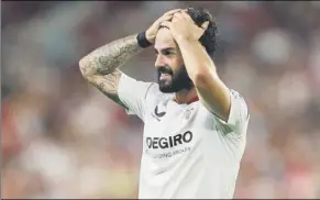  ?? Foto: efe ?? Isco Alarcón ha abandonado el Sevilla tras 19 partidos jugados y un solo gol anotado