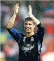  ?? AP ?? Real Madrid’s Cristiano Ronaldo salutes the fans after the Champions League semi-final second leg match against Atletico Madrid yesterday.