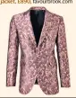  ??  ?? Metallic Botanics Newport jacket, £890, favourbroo­k.com Floral shirt, £32, riverislan­d.com