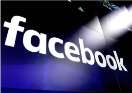  ??  ?? FACEBOOK officials say they will hold dialogues with groups questionin­g their ad choices.