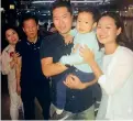  ??  ?? Yumi Song with her family.