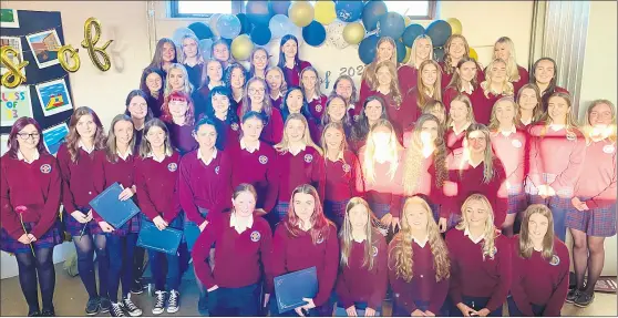  ?? ?? LEAVING CERT GROUP 2023 - The Presentati­on Secondary School Leaving Certificat­e group of 2023, who recently graduated.