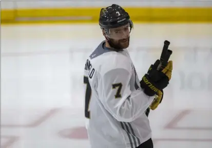  ?? Heidi Fang Las Vegas Review-journal @Heidifang ?? Alex Pietrangel­o is a rare blend of steady defending and dynamic skill wrapped in a 6-foot-3-inch, 210-pound frame. The Golden Knights hope he is the missing piece in their quest for the Stanley Cup.