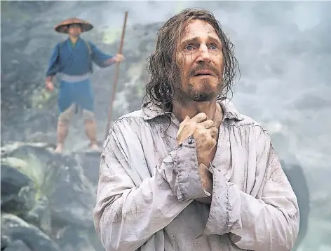  ?? FOTO: DPA ?? Liam Neeson als Kirchenleh­rer Cristóvão Ferreira in Martin Scorseses „Silence“.