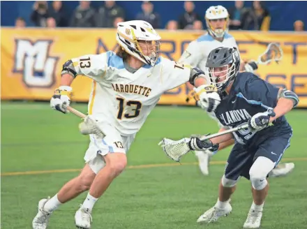  ?? DAVE KALLMANN / MILWAUKEE JOURNAL SENTINEL ?? Connor McClelland will play a fifth season of lacrosse at Marquette.