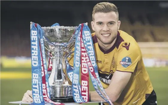  ??  ?? 2 Motherwell midfielder Chris Cadden went to the same school as Kieran Tierney and lives around the corner from the Celtic player, adding spice to Sunday’s Betfred Cup final.