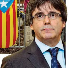  ??  ?? Gegen eine Kaution von 75.000 Euro könnte der ehemalige katalanisc­he Regierungs­chef Carles Puigdemont das Gefängnis in Neumünster verlassen. Das Oberlandes­gericht hatte am Donnerstag zwar einen Auslieferu­ngshaftbef­ehl erlassen, diesen aber unter...