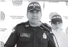  ??  ?? Coronel Jairo Baquero Puentes, comandante de la Policía de Córdoba.