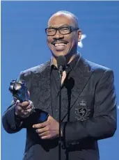  ?? CHRIS PIZZELLO/AP 2020 ?? Actor Eddie Murphy will be inducted into the NAACP Image Awards Hall of Fame this month.