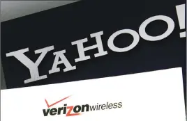  ?? AP PHOTO ?? Yahoo is taking a US$350 million hit on its previously announced $4.8 billion sale to Verizon in a concession for security lapses that exposed personal informatio­n stored in more than one billion Yahoo user accounts.