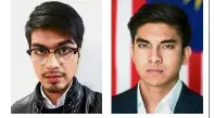  ??  ?? Doppelgang­ers: Fans say Ben (left) and Syed have similar face structure and eyebrows.