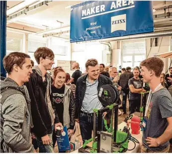  ?? Foto: Stadt Aalen/alexander Klarmann ?? Eine Impression von der Make 2019. Jetzt im September 2021 kann sie wieder stattfinde­n, wenn auch aus Pandemiegr­ünden in kleinerem Rahmen.