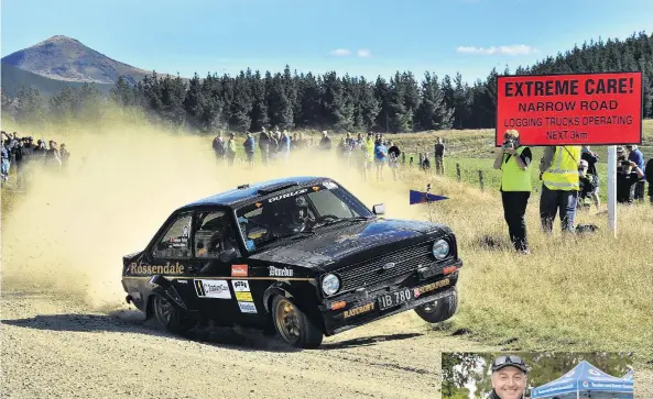  ?? PHOTO: GEOFF RIDDER ?? Markko Martin, of Estonia, will defend his Classic Rally of Otago win, once again driving a Ford Escort RS 1800.