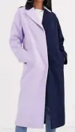  ?? PHOTO cOuRTESy ASOS.cOm/uS/ wOmEN COLOR BLOCK COAT ??