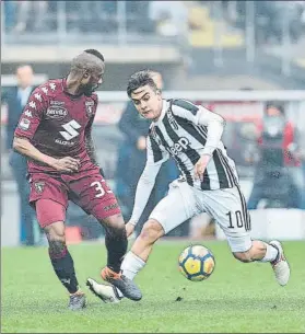  ?? FOTO: EFE ?? Dybala regresó ante el Torino El argentino llevaba más de un mes lesionado