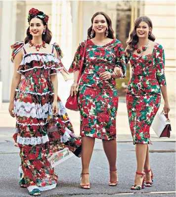  ??  ?? Dolce & Gabbana’s next collection will include sizes up to 22, and it has committed to using models of that size