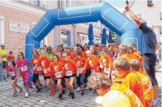  ?? FOTO: ARCHIV ?? Der Stadtlauf startet am Samstag um 15 Uhr.